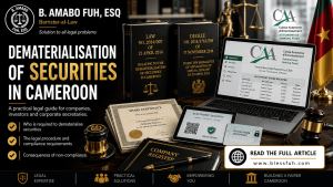 dematerialisation of securities in Cameroon